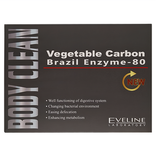 EVELINE 久司道夫 Body clean 清暢強效版膠囊，含80種蔬果酵素，促進腸道蠕動，解決便秘問題, 542mg, 30顆, 1盒