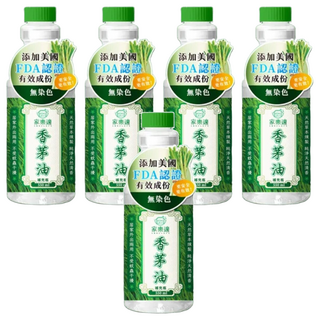HOME LAYS 家樂適 香茅油補充瓶，純精油添加，油性配方，550ml, 5瓶