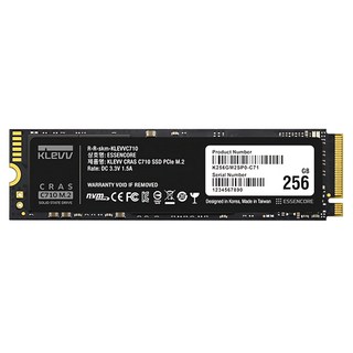 KLeVV 科賦 CRAS C710 固態硬碟 M.2 NVMe PCIe Gen3 x4, 256GB, K256GM2SP0-C71