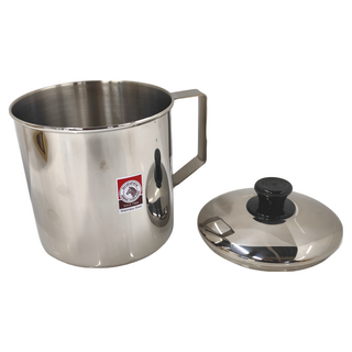 ZEBRA THAILAND 斑馬牌 1120附蓋口杯, 304不銹鋼, 超耐用, 好清洗, 抗氧化, 直身, 1組