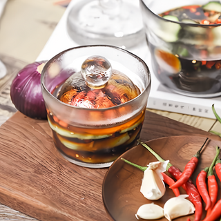 Homely Zakka 一夜漬淺漬缽+玻璃重石 日式和風方形沙拉碗, 640ml, 1個