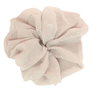 SCHÖN 日本超大圈束, 銀星 淺卡其色