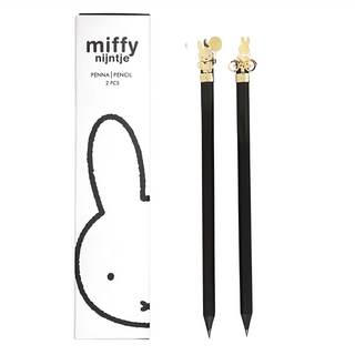 PLUTO DESIGN 米菲兔鉛筆組 金屬鉛筆 18cm, 米菲兔, 2支