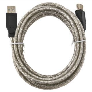 Cable A公 A母 鍍鎳頭 48編屏蔽 傳輸線, 3m, 1條