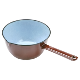 ibili 琺瑯牛奶鍋 28.8 x 15.5 x 8.3cm, 14cm, 棕色, 1個