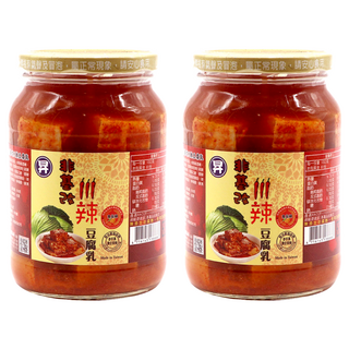 正昇 非基改川辣豆腐乳, 810g, 2罐