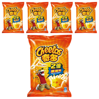 Cheetos 奇多 2倍濃起司口味玉米棒, 78g, 5包