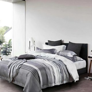 E-ROU 伊柔寢飾 百貨專櫃天絲床包 + 枕套2個 台灣製