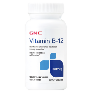 GNC 健安喜 維生素B-12 100顆/罐 維生素B12 營養補充, 500mg, 1罐