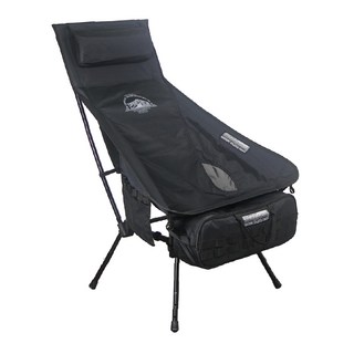 CAMPING ACE 野樂 黑森戰術 太空躺椅 ARC-6TB 武士黑, 1個