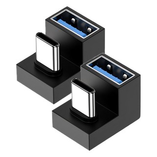 UniSync Type-C公轉USB3.0母 10Gbps高速轉接器OTG讀卡機 U型彎, 單一商品, 2個