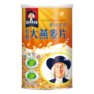 QUAKER 桂格 大燕麥片, 700g, 1罐