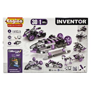 Engino 安捷積木 發明者系列 30合1模型, 1盒, 電動變形冒險款