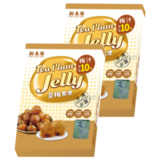 新東陽 茶梅凍，添加10%梅汁，台灣果品, 500g, 2盒