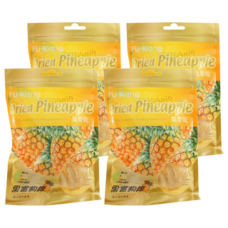 果實物語 台灣鳳梨乾 酸甜可口 保留水果風味, 60g, 4包