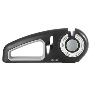 ibili 可調式6段刀具剪刀磨刀器, 1個, 黑色