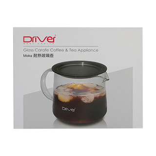 Driver MOKA 耐熱玻璃壺 400ml 耐熱120度, P-OGS20298, 1個, Kettle
