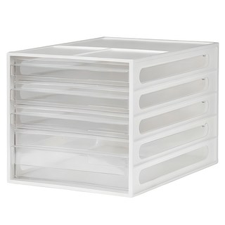 livinbox 桌上型 A4 資料櫃 DD-1213, 白色, 4層