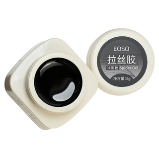 EOSO 拉絲膠 蜘蛛凝膠 5g, 01 黑色, 1個