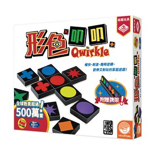 TWO PLUS 灣加遊戲 形色叩叩 qwirkle 繁體中文版, 1盒