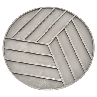 小麥購物 G755雙面矽膠隔熱墊 直徑15.4cm 93g, 條紋款 鯊魚灰, 3個, 條紋-鯊魚灰