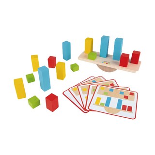 Janod 小小STEAM系列 重量蹺蹺板，3歲以上兒童玩具, JO5063, 1組