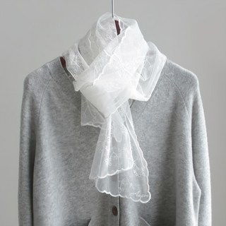 VARVISU 奧莉維亞 長版蕾絲圍巾