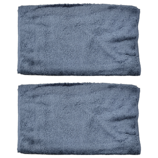 non-no 儂儂 極蓬吸水毛巾, 尺寸85x34cm, 100%純棉, 柔軟蓬鬆, 寶石藍, 2條