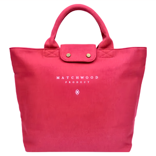 Matchwood Vintage 托特包 紅色 帆布, 35.5x27x13cm