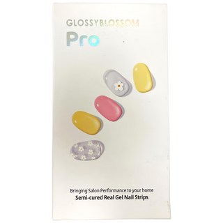 GLOSSYBLOSSOM Baking 美甲貼紙 Set 28入, 雛菊款, 1組