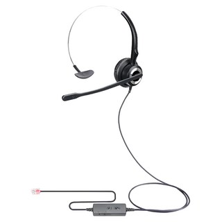 Neon 台灣霓虹 頭戴式耳機麥克風, 適用客服人員, 聽筒4P2C 水晶插頭設計, 話機款