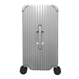 bebehome 超大容量萬向輪胖胖行李箱 ABS材質 TSA海關密碼鎖, 28吋(68 x 37 x 35cm), 奢華銀, 1個
