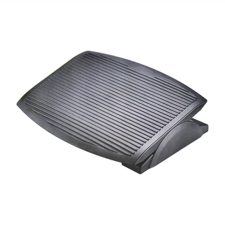 AIDATA 愛得他 可調式腳踏板 可輕鬆調整角度 表面紋像設計 腳底輕微按摩, 人體工學 灰色, 1個