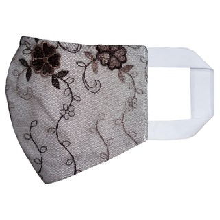 Osun 3D立體三層防水透氣蕾絲布口罩 台灣製造 CE410, #14, 1入, 1個