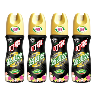 叮寧 小黑蚊超長效防蚊液 天然精油 360°噴頭, 90ml, 4瓶