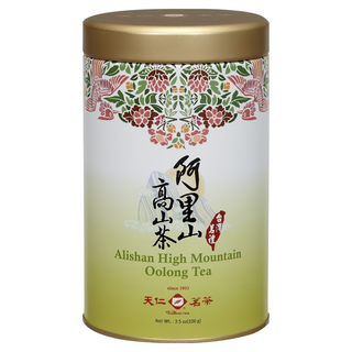 天仁茗茶 台灣茗禮阿里山茶 Alishan High Mountain Oolong Tea 3.5 oz, 100g, 1入, 1罐