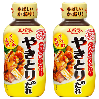 Ebara 荏原 炭烤串燒醬, 帶有白雙糖焦香味, 炒、醃、沾皆適用, 240g, 2瓶