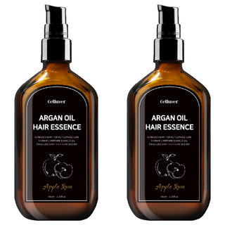 Celluver 韓方摩洛哥香氛免沖洗護髮油 金香閃閃 爽朗花果香 黃 100ml 2瓶, 2件