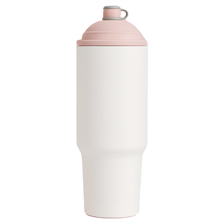 YCCT 速吸杯二代 內膽陶瓷層 微藕粉 1.2L 保溫杯 保冷杯 飲料杯 吸管杯, 1個