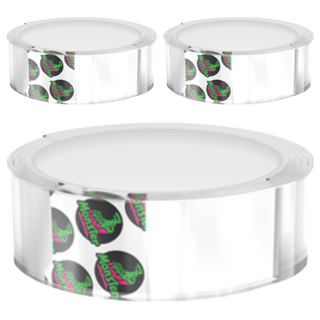 MONSTER HOOK 高黏度多功能矽膠雙面膠帶 可隱藏延長線 2mm厚度 撕除時乾淨無痕, 透明, 3捲