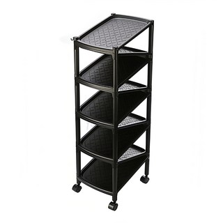 KEYWAY 聯府 Z型九層雙面鞋架 附輪 A-2009, 黑色, 1組