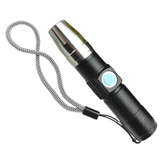 蕉蕉購物 紫光多功能螢光劑檢測手電筒 黑色, 1支