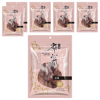 大溪廖心蘭豆干 非基改豆干 沙茶, 110g, 6包