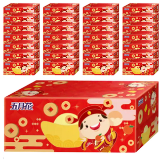 五月花 面紙 吉利財神, 150張, 150盒