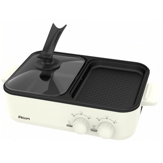 AGiM 法國阿基姆 多功能電燒烤爐 HY-310 雙發熱管 分區獨立溫控, 370mm, 1個