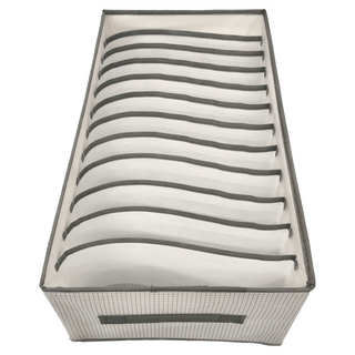 京太陽 衣物折疊收納盒 12格款 親膚零異味 貼心提手, 44 x 25 x 17cm, 1個