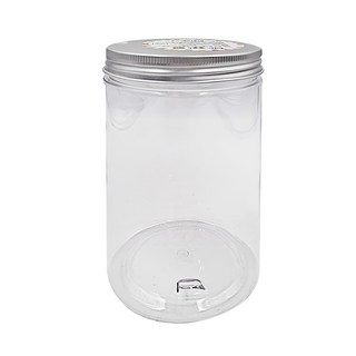 晶瓚廣口收納罐800ml, 透明罐身易於辨識, 密封防潮保鮮, 居家收納好幫手, 1入