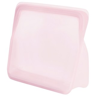 stasher 站立式矽膠密封袋 粉色 1.65公升, 21.5 x 17.5 x 9cm, 1個, 1入