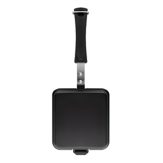 珍珠金屬IH兼容鑄鐵熱壓三明治製造器 HB-5910, 14cm, 1入