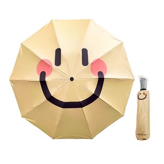 Wild Peak 野峰 反向折疊自動傘 210T全遮光黑膠 傘面直徑103cm 傘布寬度116cm 10骨